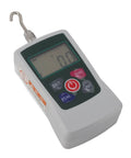 Digital Force Gauge Push Pull Tester 10N To 100N Compact Portable Aluminum Alloy Build Built In Sensor High Precision Readouts For Material Mechanics The Real Workhorse For Lab And Field Testing., angled view of digital force gauge with hook and display