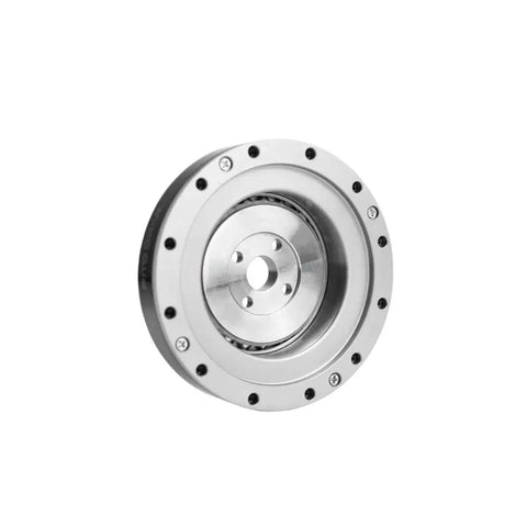 High Torque Strain Wave Gears Harmonic Reducer For Nema 34 Servo Motor With 80mm Flange, shown at an angle