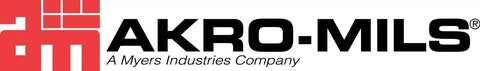 Akro-Mils company logo, featuring bold font and red emblem