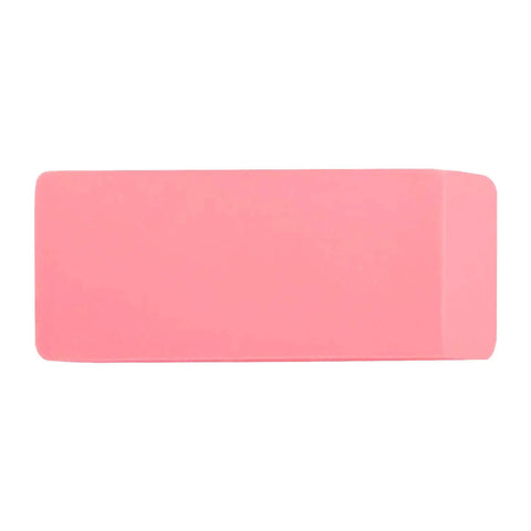Rectangular Pink Erasers For School And Office, Art Eraser For Drawing And Sketching, Lifts Pencil Marks Without Smudging, Made With TPR Material