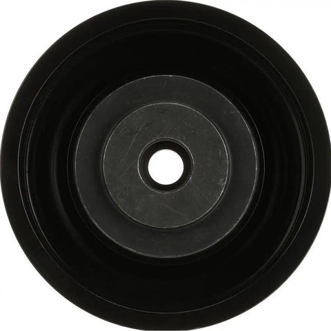 Premium Drive Belt Idler Pulley Accessory For Dodge Stealth Kia Sorento Mitsubishi Mirage Montero And 3000GT top view with black finish