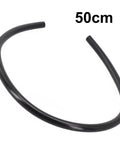 Dope 50cm Flexible Silicone Tubing 5mm Bore For Hot Radiant Coolant Heater And Vacuum Line Automotive Piping Kit With Rock Solid High Temp Durability, black 50cm hose