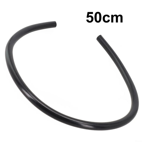 Dope 50cm Flexible Silicone Tubing 5mm Bore For Hot Radiant Coolant Heater And Vacuum Line Automotive Piping Kit With Rock Solid High Temp Durability, black 50cm hose