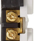 Side view of Commercial Grade Smooth Face Duplex Receptacle Built Tough For Heavy Duty Use 20 Amp 125 Volt Side Wire NEMA 5 20R 2 Pole 3 Wire