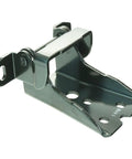 Heavy Duty Rock Solid Door Hinge Assembly Four Piece Replacement Kit For Front Driver And Passenger Upper Lower Sides Super Easy Install Zero Drama Fix close-up view of steel hinge bracket with mounting holes