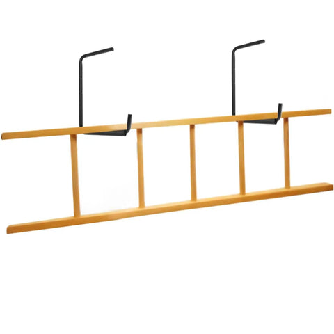 Image of Six Pack Overhead Garage Storage Hooks Thirteen Point Eight Inch Ceiling Rack Beefy Heavy Duty Hangers And Organizer For Ladder Wood Tools