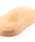 Close-up of glossy tan surface coated with Industrial Grade High Solids Spray Paint Tan Two Pack 32 Oz Total Heavy Duty Protective Coating