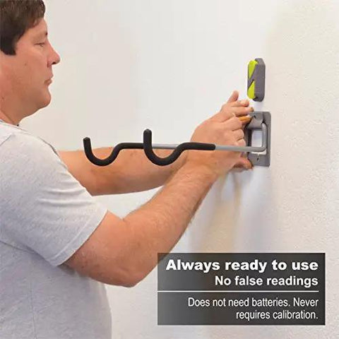 Person using Magnetic Stud Finder With Two Removable Markers Lets You Mark Up To Three Stud Locations No Batteries Needed Updated 2020