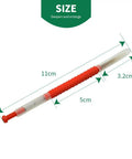 Queen Bee Grafting Tool Kit 10 Piece Beekeeping Grafting Needle Tools showing size dimensions and red non slip grip handle.