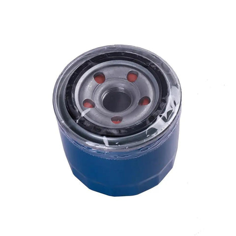 Blue oil filter from Six Piece Engine Oil Filter And Drain Plug Gasket Kit Fits Hyundai Elantra Santa Fe Sonata Accent Kona And Kia Forte