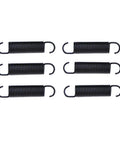 Built Legit Three Inch Hook To Hook Recliner Replacement Springs Six Pack Black Tension Coil Hardware for easy chair repairs.