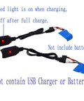 2 Pack H102 7.4V 1.3A LiPo Charger Cable With XH-3P Plug For RC Trucks Boats Quadcopters Drones 7.4V 2S Battery, USB 5V Input