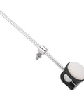 Essential Bass Drum Pedal Hammer Beater With Felt Head And Metal Handle, Smart Adjustment Knob Replacement Part For Professional Percussion Gear That Keeps Your Beat Tight And Smooth In Every Gig. Bass drum pedal beater with felt head and metal handle, angled view