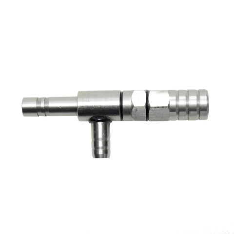 Rugged Stainless Steel Water Aspirator Vacuum Pump For Lab Hydro Suction Filter With Tight O Ring Seal and Fast Tap Water Pull for Quick Hookup and No Nonsense Suction Every Single Shift connector.