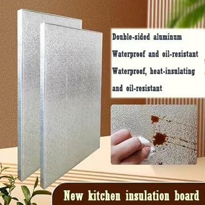 Magnetic Heat Shield Board For Fridge And Stove Heat Protector Fireproof Kitchen Appliance Shield L 32 Inch By W 20 Inch displayed