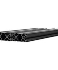 Two Pack 4080 Aluminum Extrusion Profile 19.69 Inch 500 Mm T Slot European Standard Anodized Linear Rail High Strength Extruded Aluminum Rail For 3D Printer Parts And CNC DIY Workbench Black, two black 500mm rails
