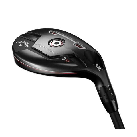 Apex 4 Hybrid 2021 Graphite Shaft Regular Flex Golf Club With Jailbreak AI Velocity Blades, black head design with adjustable features.