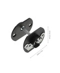 Heavy Duty Sectional Sofa Connectors Twenty Pack Metal Interlocking Alligator Pins showing a black clip with a metal pin, designed to lock sofa sections together.