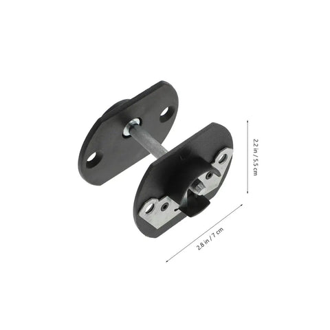Heavy Duty Sectional Sofa Connectors Twenty Pack Metal Interlocking Alligator Pins showing a black clip with a metal pin, designed to lock sofa sections together.