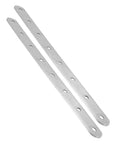 2 Pack Stainless Steel Corner Brackets For Tables And Chairs Flat Silver Brace Plates With Pre Drilled Holes
