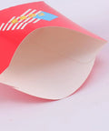 Red Paper Snack Boxes 100 Pack Disposable Fries Boxes For Grab-And-Go Food Service Perfect For Fries Chips Popcorn Sweets Store