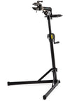 Heavy Duty Bike Repair Stand With Hand Crank Mechanical Lift, Max 110 Lbs Load, Aluminum Work Stand For E Bikes And All Bikes