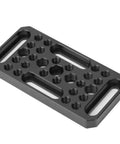 Premium Aluminum Alloy Pro Grade Camera Cheese Plate For DSLR With One Quarter Inch And Three Eighths Inch Screw Holes CNC Machined