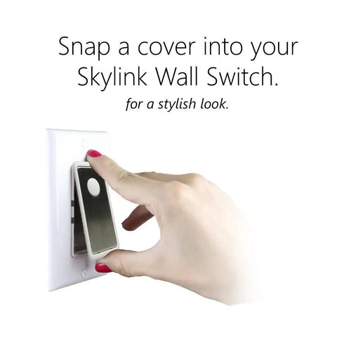 3 Way Wireless Wall Switch Kit No Neutral Needed With Snap On Cover Easy Install Converts Your Existing Switch To A Smart Remote