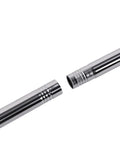 Heavy Duty 18 Inch Paint Roller Kit With Rust Proof Stainless Steel Extension Pole showing two connecting pole sections.