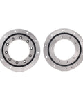 Beefed-Up Crossed Roller Bearing One Piece Small Slewing Bearing For Heavy-Duty Load And High-Speed Precision, two parts, polished chrome