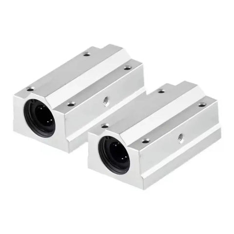 Built Tough Linear Motion Ball Bearing Slider Block Bushing SC12LUU with sealed copper retainer for CNC machines and 3D printers.