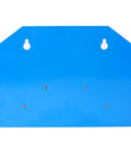 Wall-mounted blue metal holder for 58 Piece T-Slot Clamping Kit For Milling Machines With Cleaner And Wrench Machinist Set.