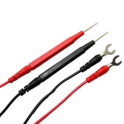 Digital Multimeter Probe Kit With 16 Piece Needle Tip Probes Insulated Clips And Test Pens For 4mm Meters In Card Slot 1000V Rated