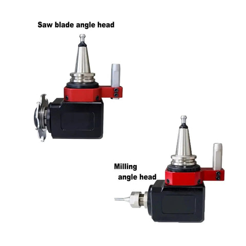 Rock Solid CNC Angle Head 90 Degree Tool Holder ISO30 Spindle Adapter With ER20 ER25 ER32 Collets For High Speed ATC Mill Upgrades And No Sweat Blade Saw Mounting For Pro Shop Projects