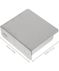 Heavy Duty EV Charger Protective Housing With Waterproof Outdoor Box Cover Built From Rock Solid Stainless Steel, 15x13x5 cm.