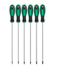 Extended Torx Screwdriver Kit Featuring 6 Pieces T10 To T30 With 420mm Long Magnetic Rod For Deep Reach Repairs In Engines And Electronics Perfect Gritty Tools For Tough Spots, six screwdrivers