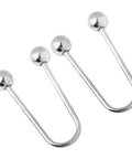 Two Pack Metal Spiral Fasteners Double Head Brooch Clips Secure Clothing And Shawl Collars keeping Loose Garments Locked Down with Zero Drama