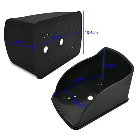 All Weather Rainproof Cover For RFID Keypad Readers And Doorbells, Tough As Nails ABS Weather Shield dimensions shown