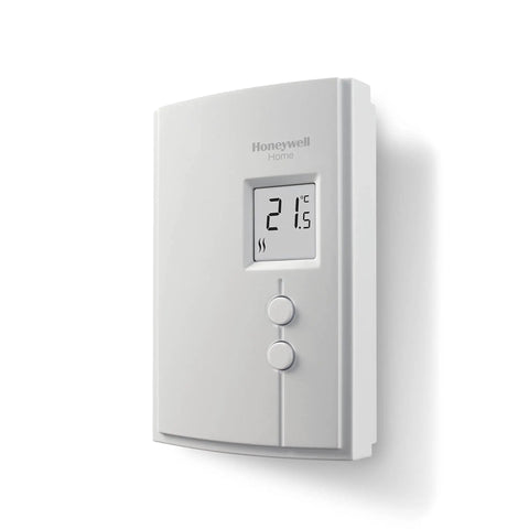 Digital Non Programmable Thermostat For Electric Baseboard Heaters And Convectors with silent TRIAC switching, wall-mounted view