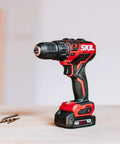 Two Tool Drill Combo Kit With Brushless 12V Drill Driver And One Quarter Inch Hex Impact Driver Includes PWR Core 12 Battery