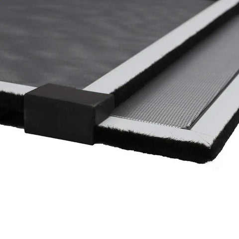 Close-up of Fixed 19.68 Inch Window Screen Insert Fits 28 To 52 Inch Wide Openings Large 2 Pack Adjustable Sliding Screen