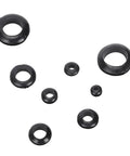 180 Pcs Grommet Assortment Kit DIY Friendly Rubber Firewall Hole Plugs For Cars And Trucks, Protection Rings, Various Sizes, High Temperature Resistant, Durable Auto Seals For Engine Bay And Bodywork, black rubber grommets assorted sizes