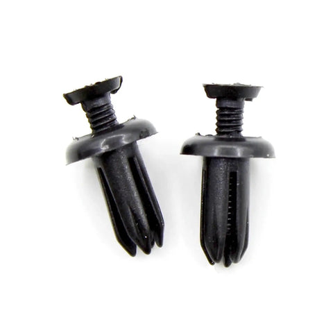 Rock Solid 150Pcs Mixed Auto Retainer Clips Kit With Plastic Fasteners And Trim Panel Rivets For Durable Car Interior Assembly Jobs That Hold Tight, black close-up