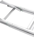 Foldable Archery Target Stand For Backyard Practice collapsed steel frame, showing adjustable and portable design