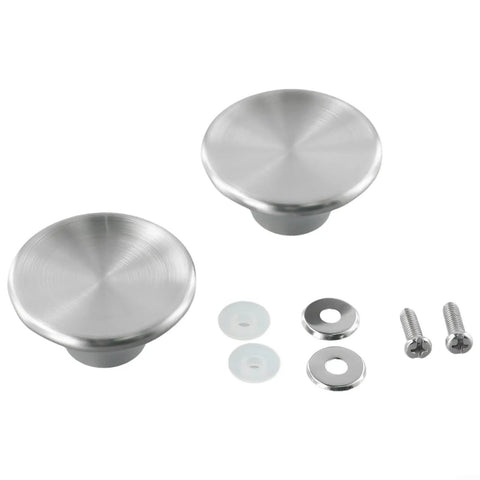 Upgrade Your Kitchen Gear With This Stainless Steel Pot Lid Knob Replacement Kit That Is Oven Safe And Heat Resistant, Featuring Durable Silver Handles And Screws For A Perfect Fit On Most Cookware To Keep Things Looking Fresh And Ready To Roll., stainless steel lid knobs with screws and gaskets