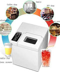 Reliable High Output Countertop Ice Maker Creates Fresh Nugget Ice Automatically With Self Cleaning Mode and suitable for various scenes.