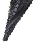 Get This Pro Step Drill Bit Set With 5 Flute M35 Cobalt Twist Bits For Metal And Wood That Makes Burry Smooth Holes In Stainless Steel Aluminum Copper Fast Without Changing Tools, close-up