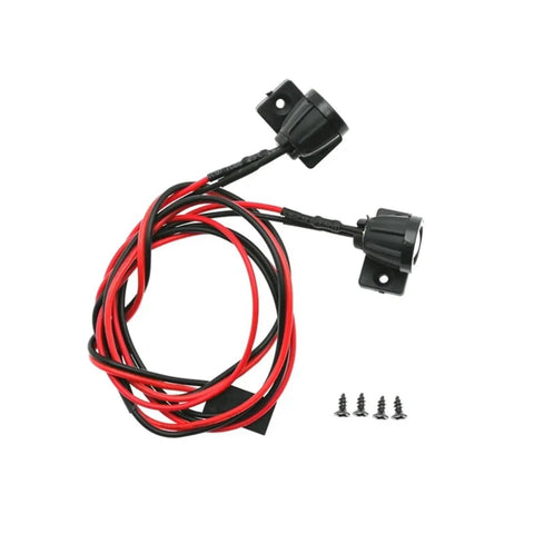 Durable RC Light Strips Kit For One Tenth Scale Crawlers Like AXIAL SCX10 90046 TRAXXAS TRX4 TRX6 Redcat headlights wiring harness