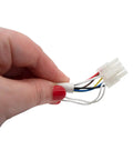 Hand holding pin connector for Freezer Drawer Ice Maker Assembly Replacement For DA97-07603B Not Universal Model Specific Fits