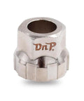 8 Notch Single Speed Freewheel Removal Tool For BMX 29mm Fits 8 Splines 13t 14t 15t Nickel Plated, front view.